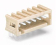 WAGO Konektor 734-168 s pájecími piny THT Pájecí kontakt 1,0 × 1,0 mm Úhlové provedení, šedá